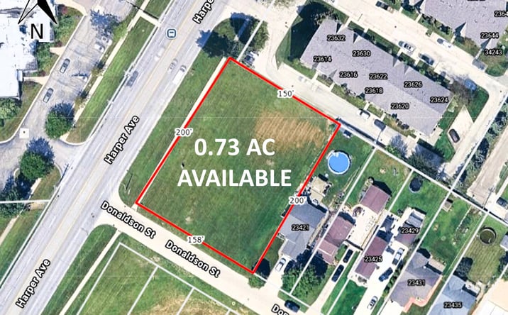 Pictures of Land property located at Harper Avenue, Clinton Twp, MI 48035 for sales - image #1