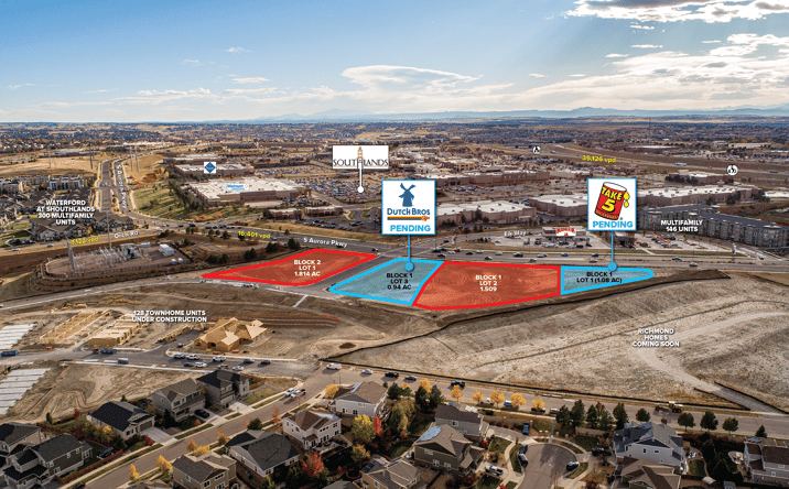 Pictures of Land, Retail property located at Aurora Pkwy & Elk Way, Aurora, CO 80016 for sales - image #1