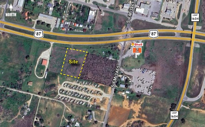 Pictures of Land property located at 12156 US Hwy 87 E, Adkins, TX 78101 for sales - image #1