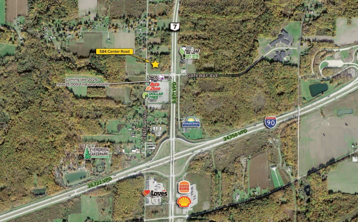 Pictures of Land property located at 584 Center Rd, Conneaut, OH 44030 for sales - image #1