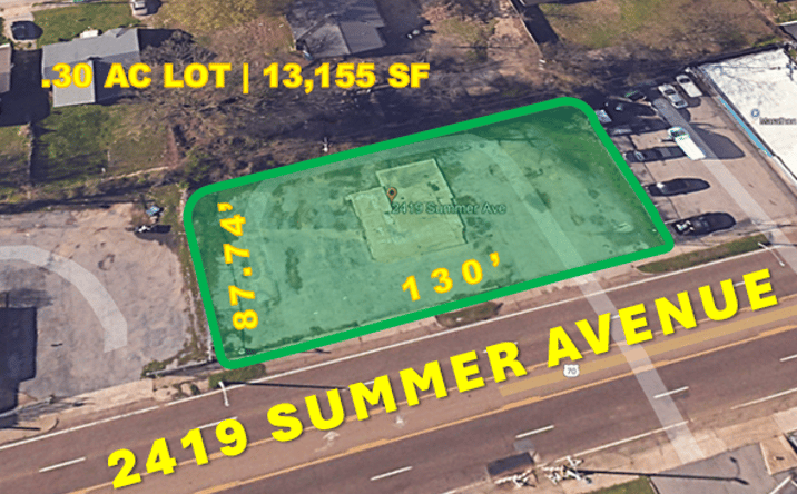 Pictures of Land property located at 2419 Summer Ave, Memphis, TN 38112 for sales - image #1
