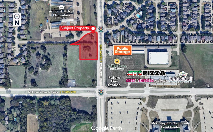 Pictures of Land property located at SWC Hardin Blvd & Aspen Dr, McKinney, TX 75070 for sales - image #1
