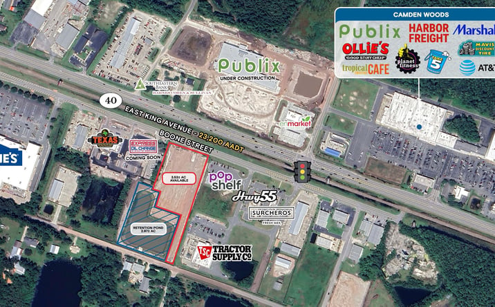 Pictures of Land property located at 1566 Boone Street, Kingsland, GA 31548 for sales - image #1