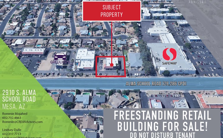 Pictures of Retail property located at 2910 S Alma School Rd, Mesa, AZ 85210 for sales - image #1