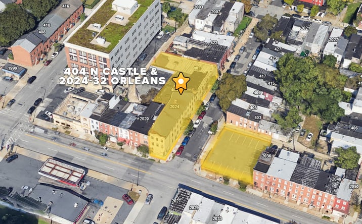 image of property at 404 N CASTLE ST Baltimore MD 21231-1106