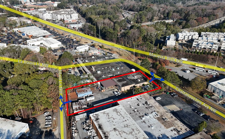 Pictures of Industrial, Retail property located at 1730 Chattahoochee Ave NW, Atlanta, GA 30318 for sales - image #1