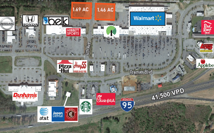Pictures of Land property located at Premier Blvd Address TBD, Roanoke Rapids, NC 27870 for sales - image #1