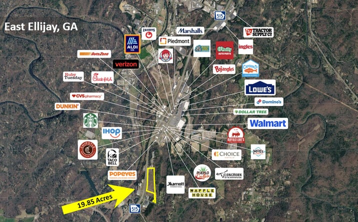 Pictures of Land property located at 7284 GA-515, Ellijay, GA 30536 for sales - image #1