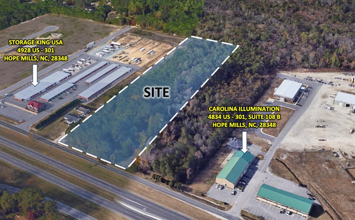 Pictures of Land property located at Hwy 301 S, Hope Mills, NC 28348 for sales - image #1