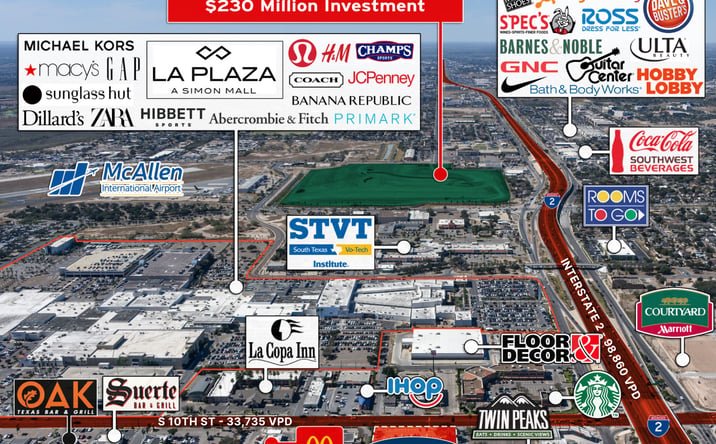 Pictures of Retail property located at 1815 S 10th St, McAllen, TX 78503 for sales - image #1