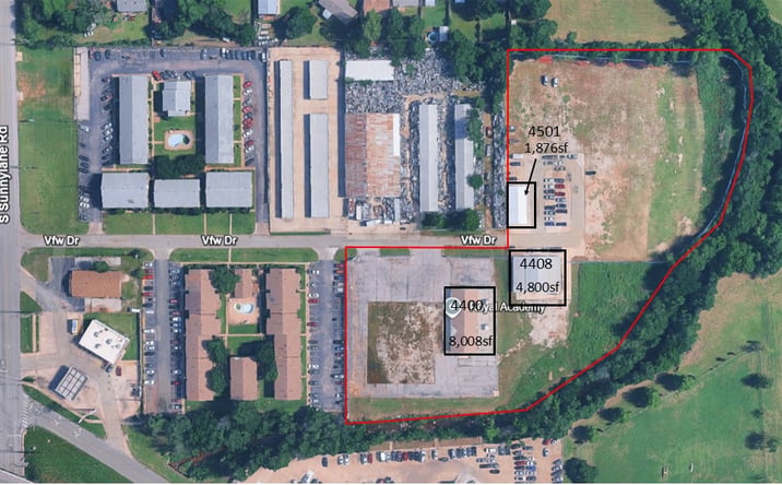 Pictures of Industrial, Land, Multifamily property located at 4408 Vfw Dr, Del City, OK 73115 for sales - image #1
