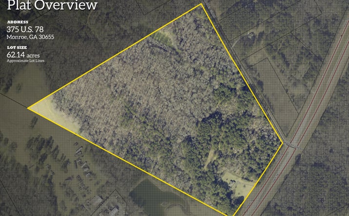 Pictures of Land property located at 375 Hwy 78, Monroe, GA 30655 for sales - image #1