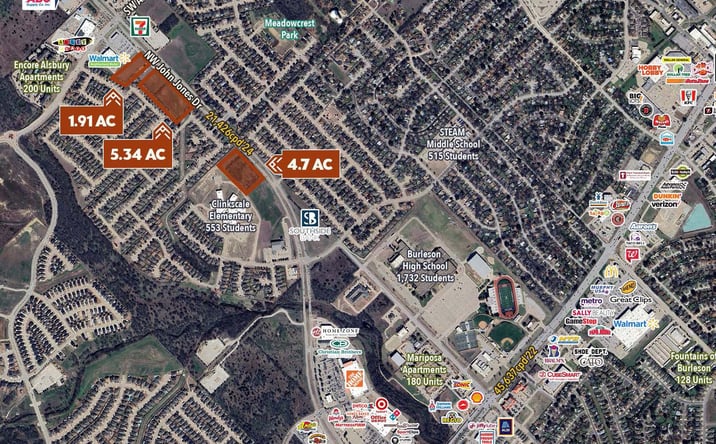 Pictures of Land property located at John Jones Dr, Burleson, TX 76028 for sales - image #1