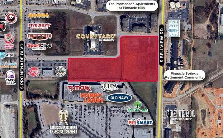 Pictures of Land property located at S Bellview Rd, Rogers, AR 72758 for sales - image #1