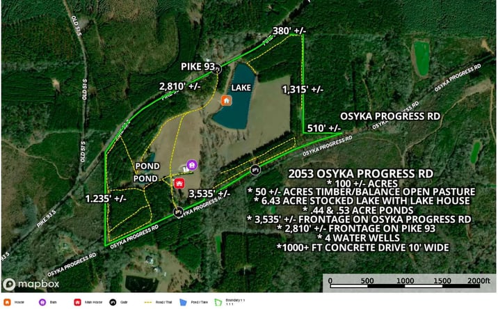 Pictures of Land property located at 2053 Osyka Progress Road, 70409, MS 39657 for sales - image #1