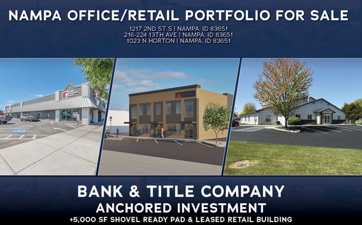 Pictures of Retail, Office property located at 1217 2nd St S, Nampa, ID 83651, 216-224 13TH Ave, Nampa, ID 83651, 1023 N Horton, Nampa, ID 83651 for sales - image #1