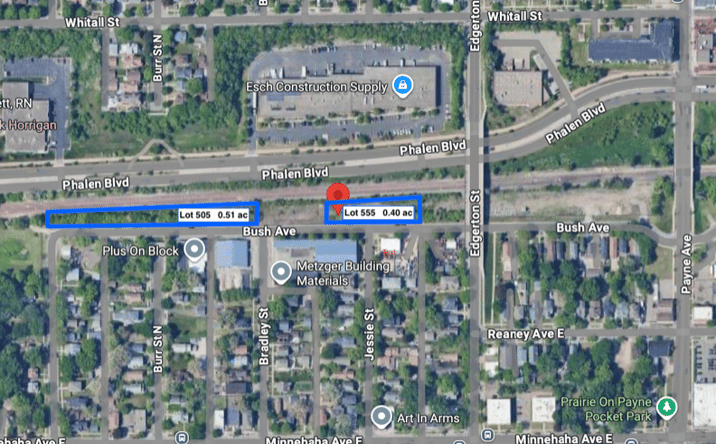 Pictures of Industrial, Land, Self Storage property located at 505 Bush Ave, Saint Paul, MN 55130 for sales - image #1