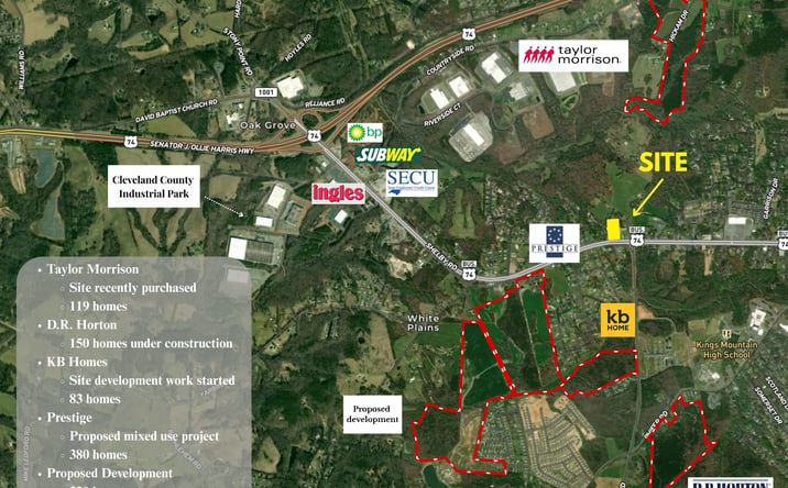 Pictures of Land property located at 1708 Shelby Rd, Kings Mountain, NC 28086 for sales - image #1