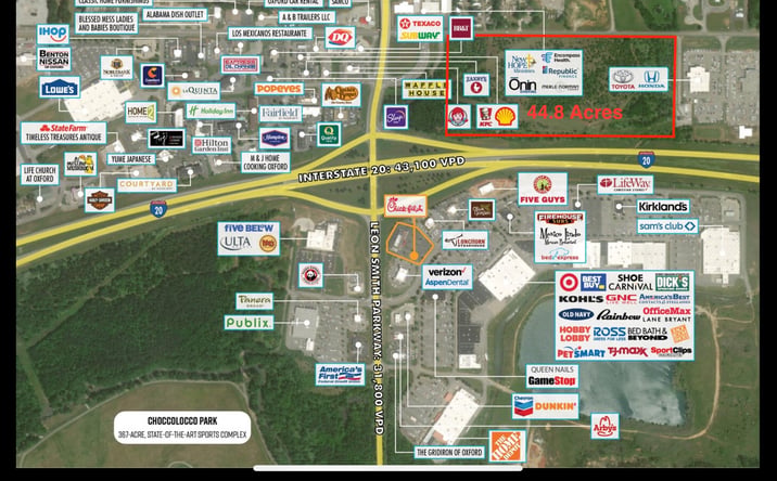 Pictures of Land property located at US-78, Oxford, AL 36532 for sales - image #1