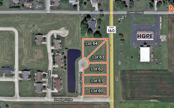 Pictures of Land property located at 5 Commercial Ct, Highland, IL 62249 for sales - image #1