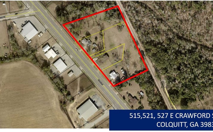 Pictures of Land property located at 515, 521, 527 Us Hwy 27 S., Colquitt, GA 39837 for sales - image #1