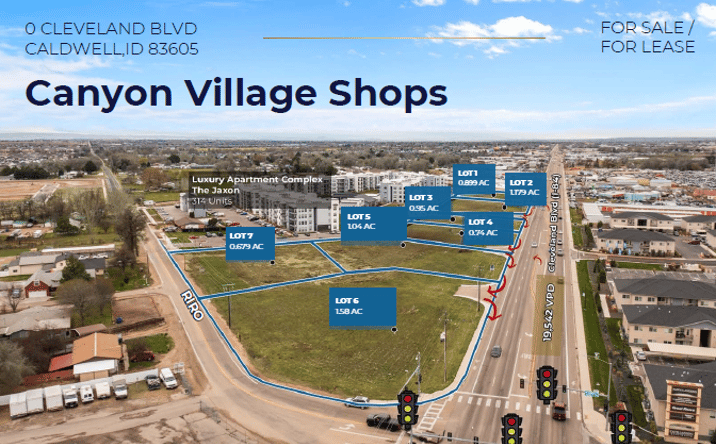 Pictures of Land, Retail property located at 0 CLEVELAND BLVD, CALDWELL, ID 83607 for sales - image #1