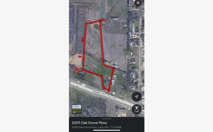 Pictures of Land property located at 2009 Oak Grove Pkwy, Little Elm, TX 75068 for sales - image #1