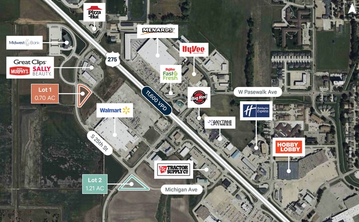 Pictures of Land property located at 2501 W Pasewalk Ave, Norfolk, NE 68701 for sales - image #1