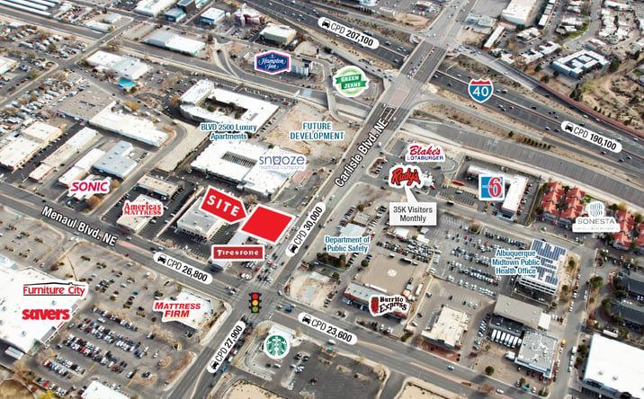 Pictures of Land property located at 2500 Carlisle Blvd NE, Albuquerque, NM, Albuquerque, NM 87110 for sales - image #1