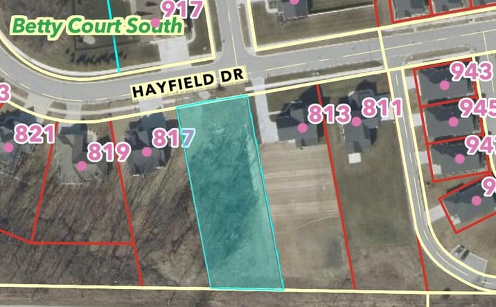 Pictures of Land property located at 815 Hayfield Drive, Crown Point, IN 46307 for sales - image #1