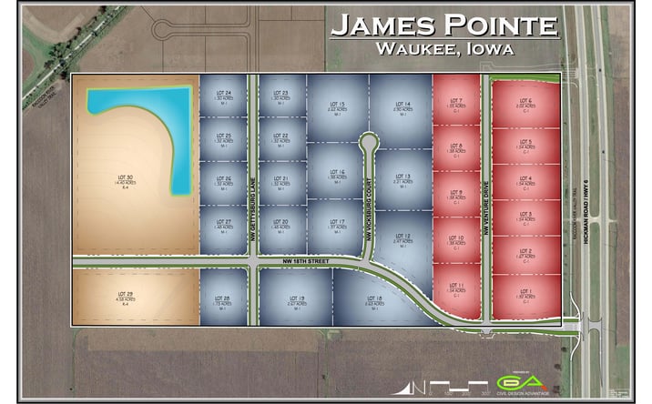 Pictures of Land property located at NW 18th St & Hickman Rd, Waukee, IA 50263 for sales - image #1