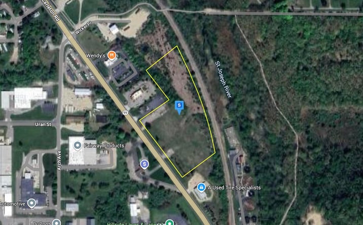 Pictures of Land property located at 409 W Carleton Road, Hillsdale, MI 49242 for sales - image #1