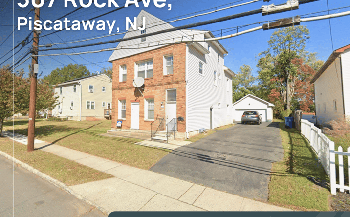 Pictures of Multifamily property located at 307 Rock Ave, Piscataway, NJ 08854 for sales - image #1