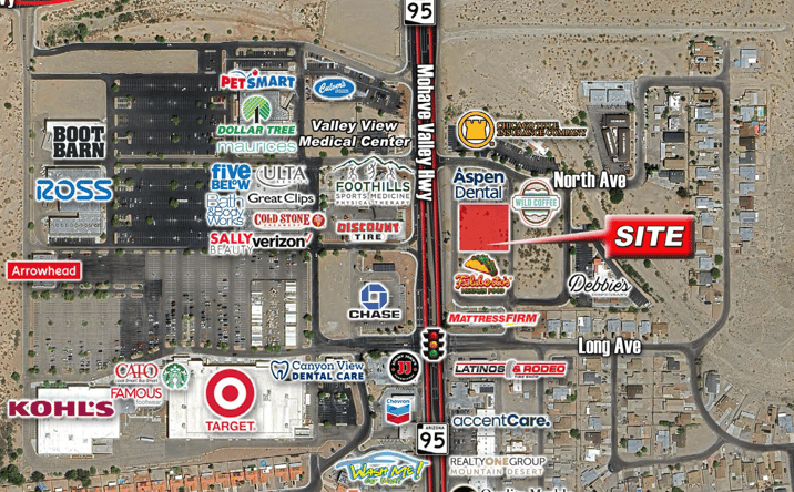 Pictures of Land, Retail property located at 3670 Frontage Rd, Bullhead City, AZ 86442 for sales - image #1