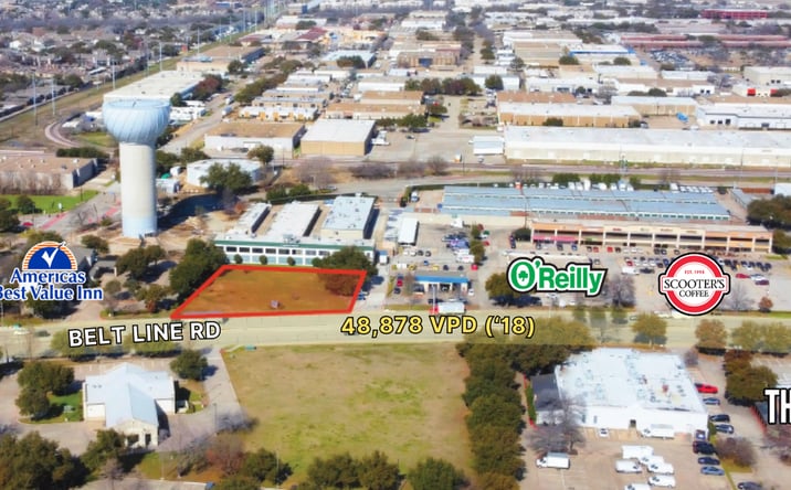 Pictures of Land property located at 4007 Belt Line Rd, Addison, TX 75001 for sales - image #1