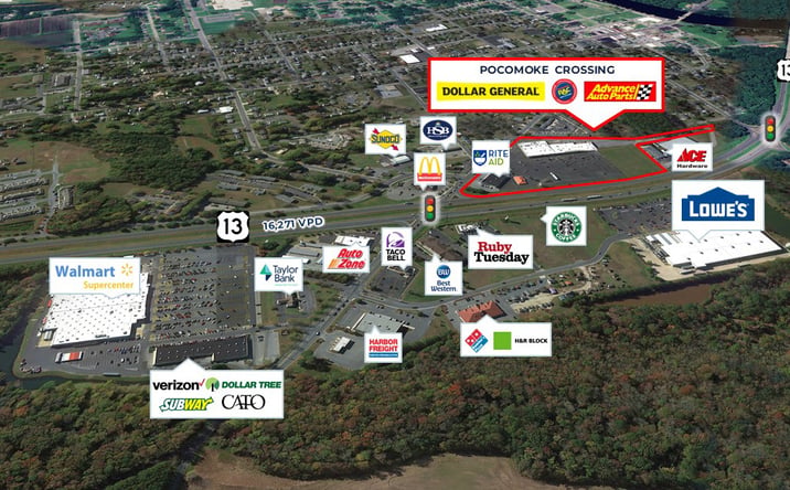 Pictures of Retail property located at 511 Linden Ave, Pocomoke City, MD 21851 for sales - image #1