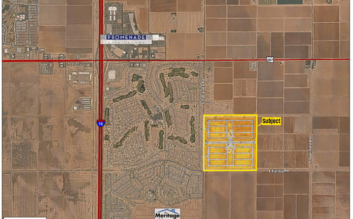 Pictures of Land property located at NEC Hacienda Rd & Earley Rd, Casa Grande, AZ 85194 for sales - image #1