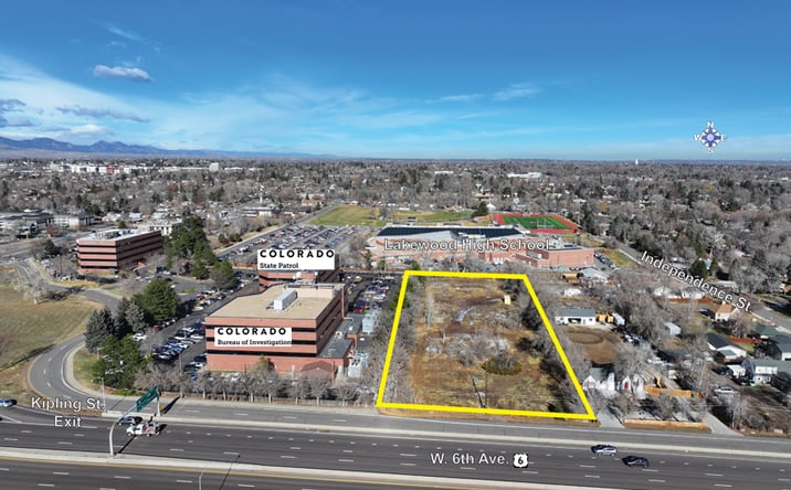 Pictures of Land property located at 9679 W. 6th Ave. Frontage, Lakewood, CO 80215 for sales - image #1