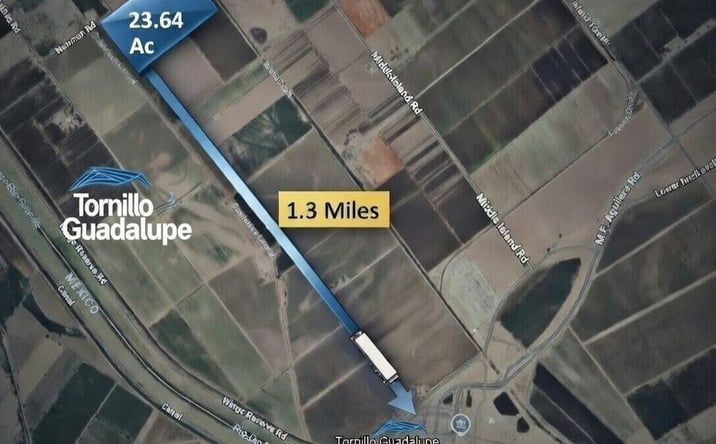 Pictures of Land property located at 23.64 Acres Island Guadalupe Road, Tornillo, TX 79853 for sales - image #1