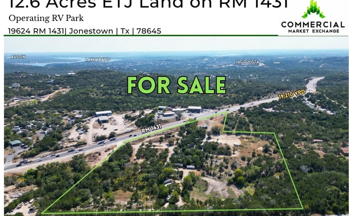 Pictures of Land, Mobile Home Park property located at 19624 RM 1431, Jonestown, TX 78645 for sales - image #1