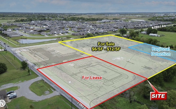 Pictures of Land property located at 12621 E 122nd St N, Collinsville, OK 74021 for sales - image #1