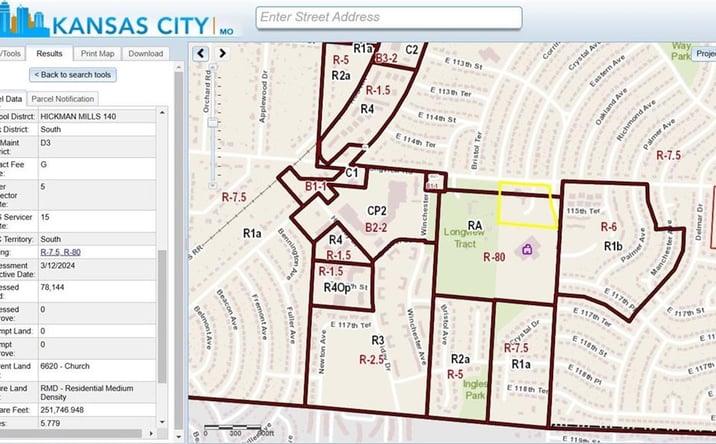 Pictures of Land property located at 7205 Longview Road, Kansas City, MO 64134 for sales - image #1