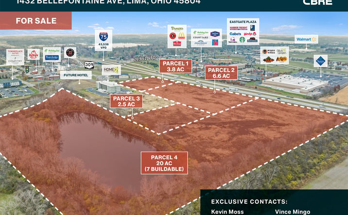 Pictures of Land property located at 1432 Bellefontaine Ave, Lima, OH 45804 for sales - image #1