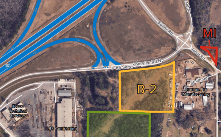 Pictures of Industrial, Land property located at I- 65 Service Rd N, Creola, AL 36525 for sales - image #1