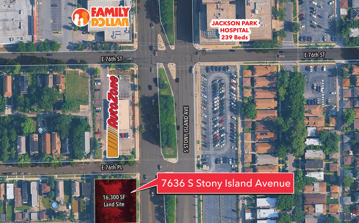 Pictures of Land property located at 7636 S Stony Island Ave, Chicago, IL 60649 for sales - image #1