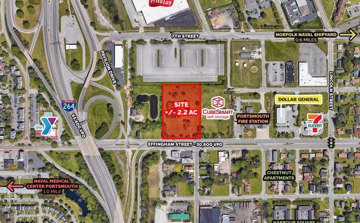 Pictures of Land property located at 1481 Effingham Street, Portsmouth, VA 23704 for sales - image #1