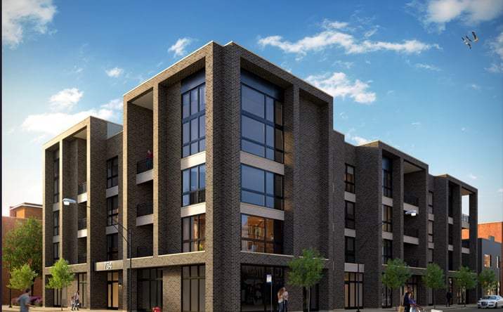 Pictures of Multifamily, Retail property located at 1445 W Chicago Avenue, Chicago, IL 60642 for sales - image #1