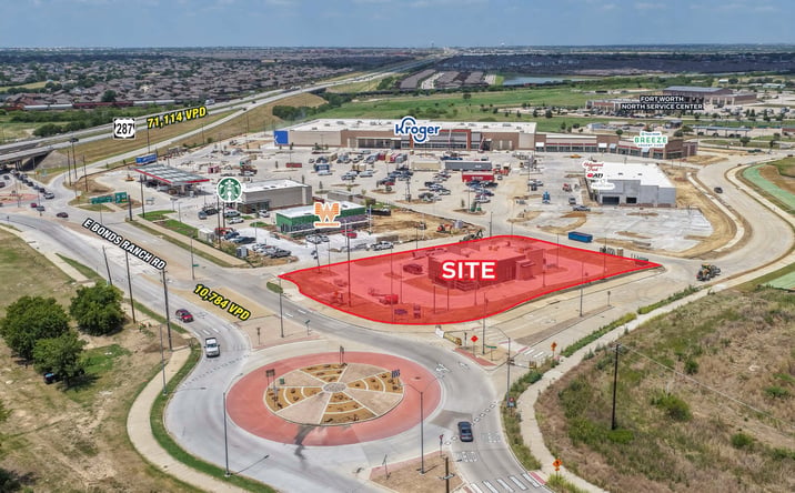 Pictures of Retail, Land property located at NEC HWY 287 & E Bonds Ranch Road, Fort Worth, TX 76131 for sales - image #1