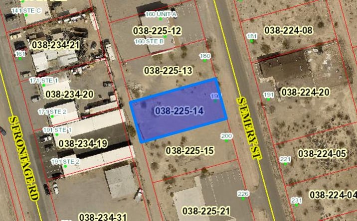 Pictures of Land property located at 190 Emery Street, Pahrump, NV 89048 for sales - image #1
