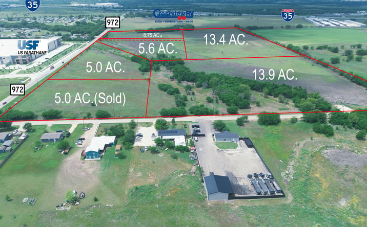 Pictures of Industrial, Land property located at 501 FM 972, Georgetown, TX 78626 for sales - image #1